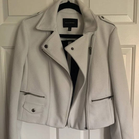 Banana Republic Neoprene Moto Jacket - Picture 2 of 6